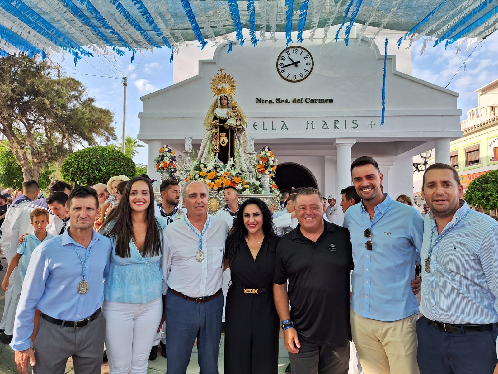 Extraordinario Ambiente En La Festividad De La Virgen Del Carmen