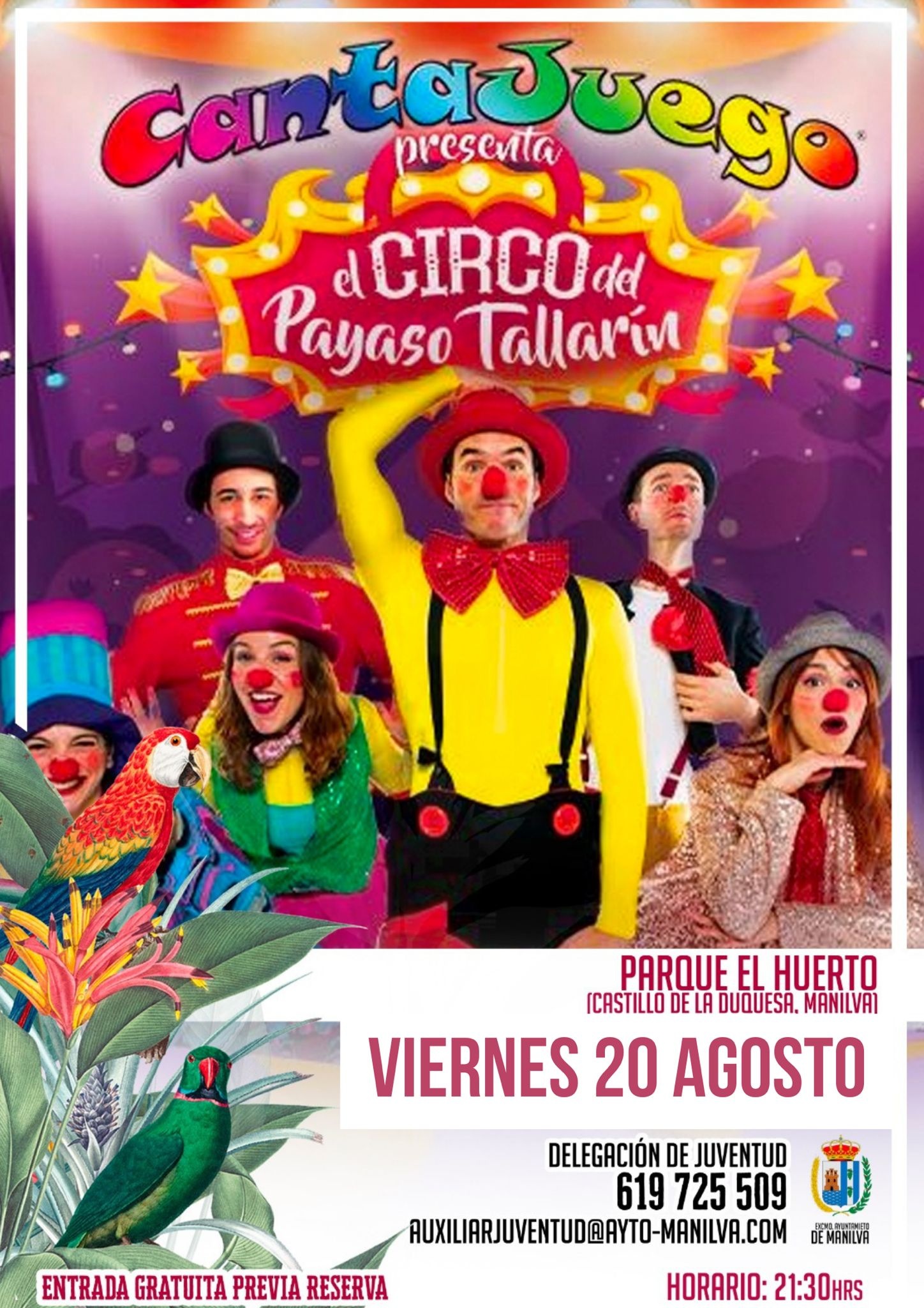 CantaJuego presenta el Circo del Payaso Tallarín